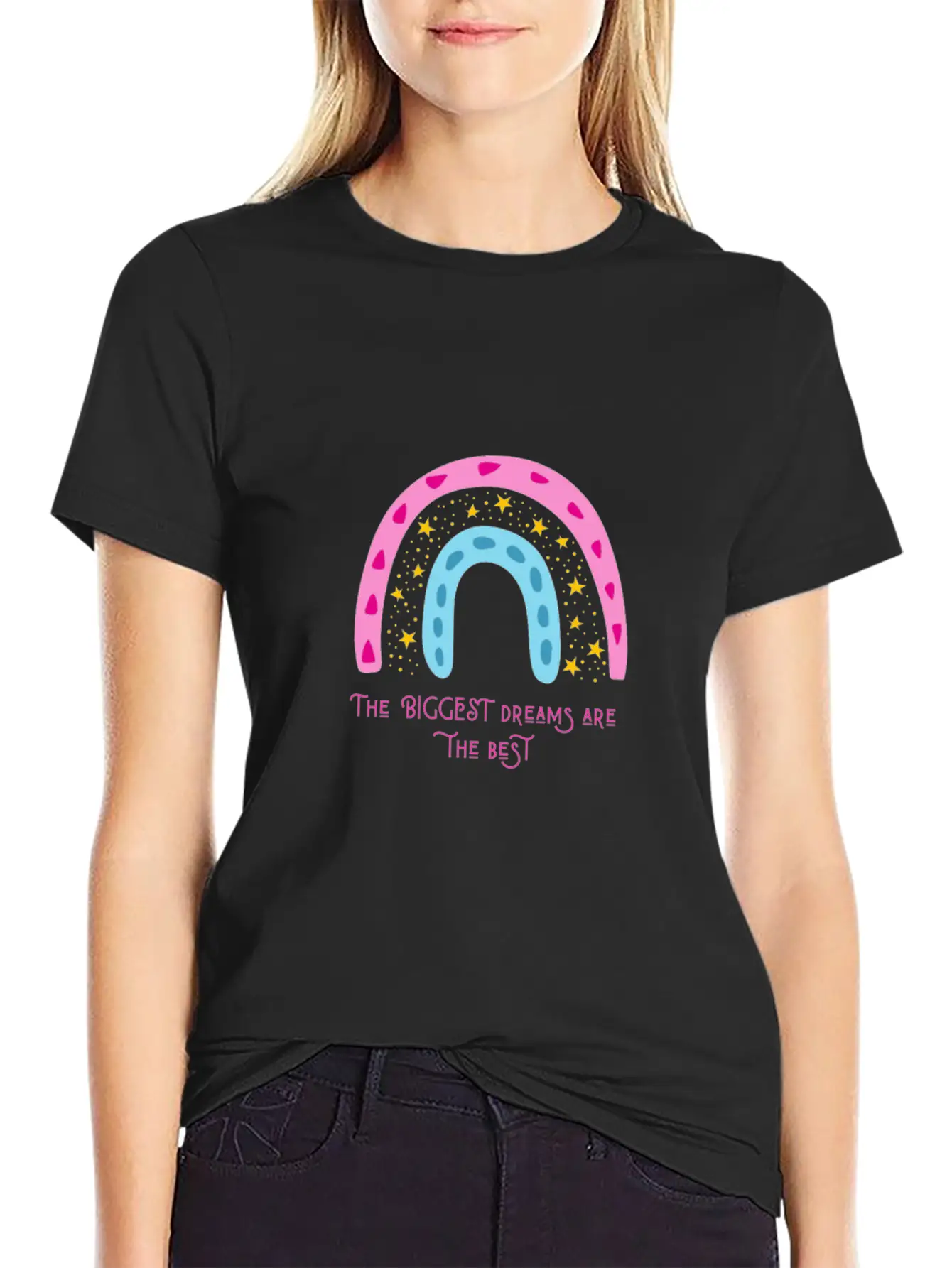 The Biggest Dreams Are The Best Breathable Soft Cotton T-Shirt – Timeless Casual Look