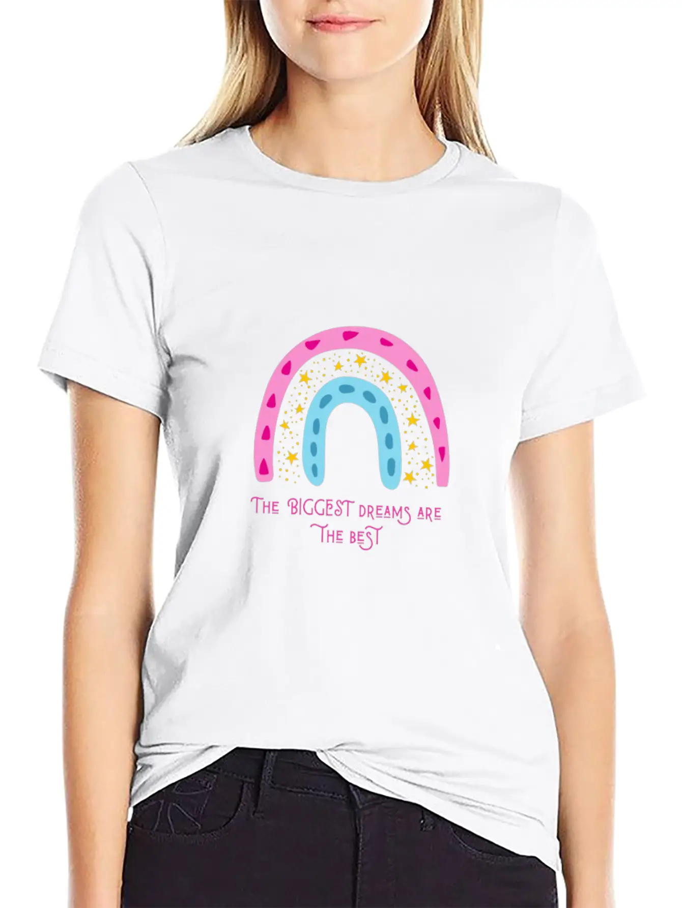 The Biggest Dreams Are The Best Breathable Soft Cotton T-Shirt – Timeless Casual Look