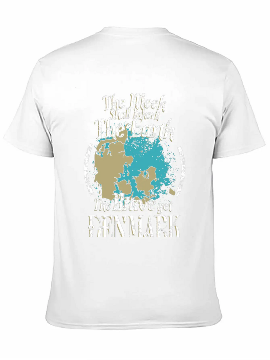 The Brave Get Denmark - The Meek Inherit The Ear Basic Graphic T-Shirt – Daily Comfort In Soft Cotton