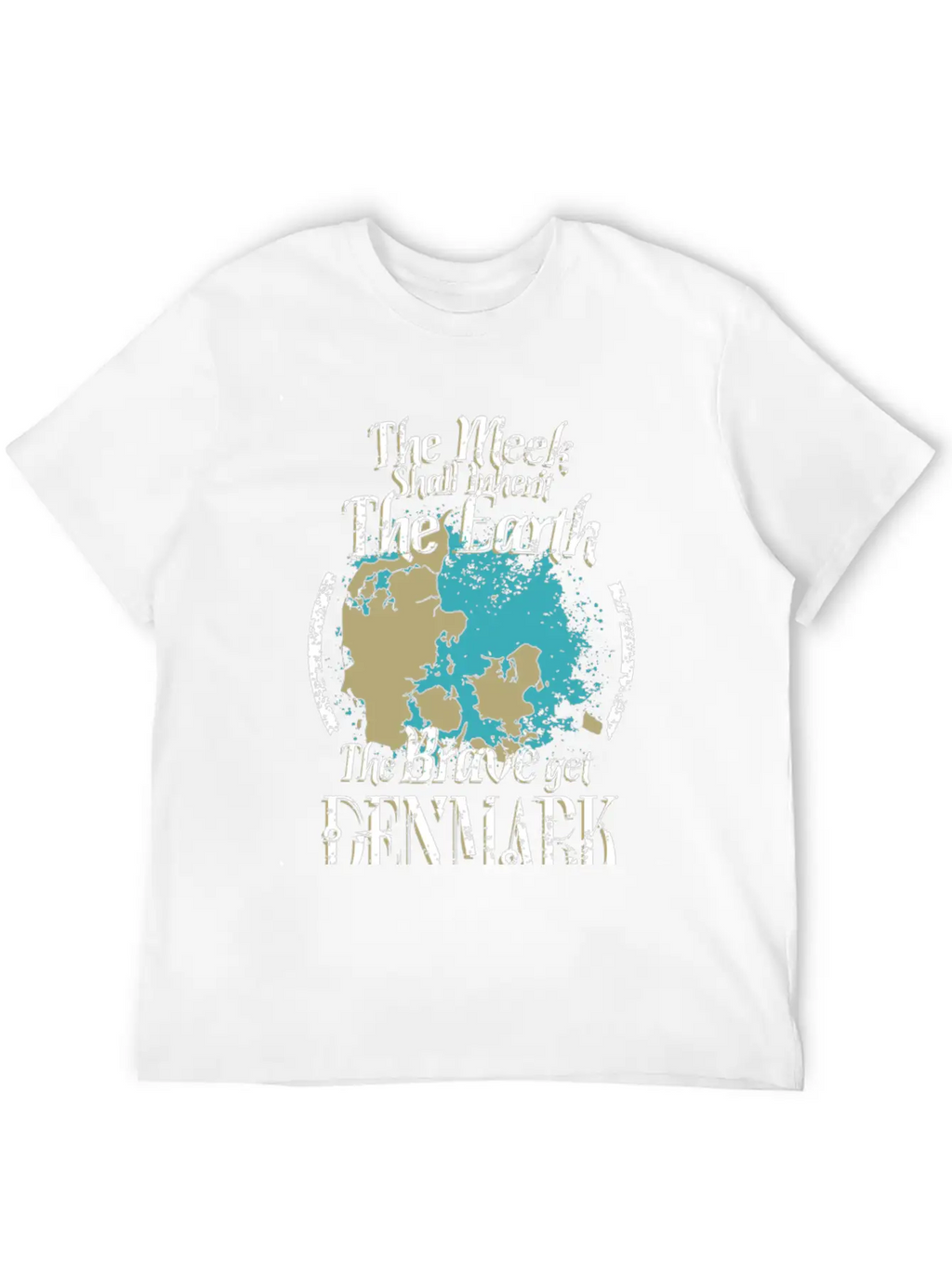 The Brave Get Denmark - The Meek Inherit The Ear Basic Graphic T-Shirt – Daily Comfort In Soft Cotton