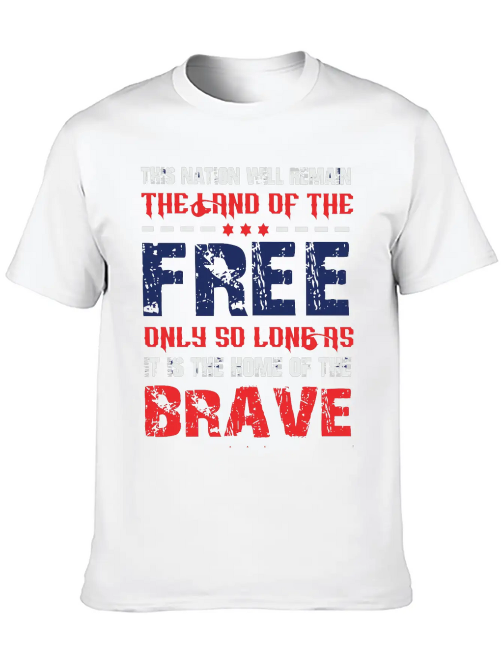 The Brave Nation Classic Cotton Tee – Unisex Comfort For Any Season