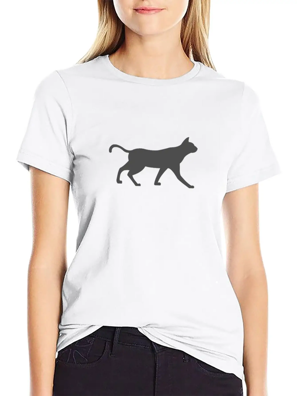 The Cat Minimalism Timeless Short Sleeve Tee – Comfy And Minimalist Design