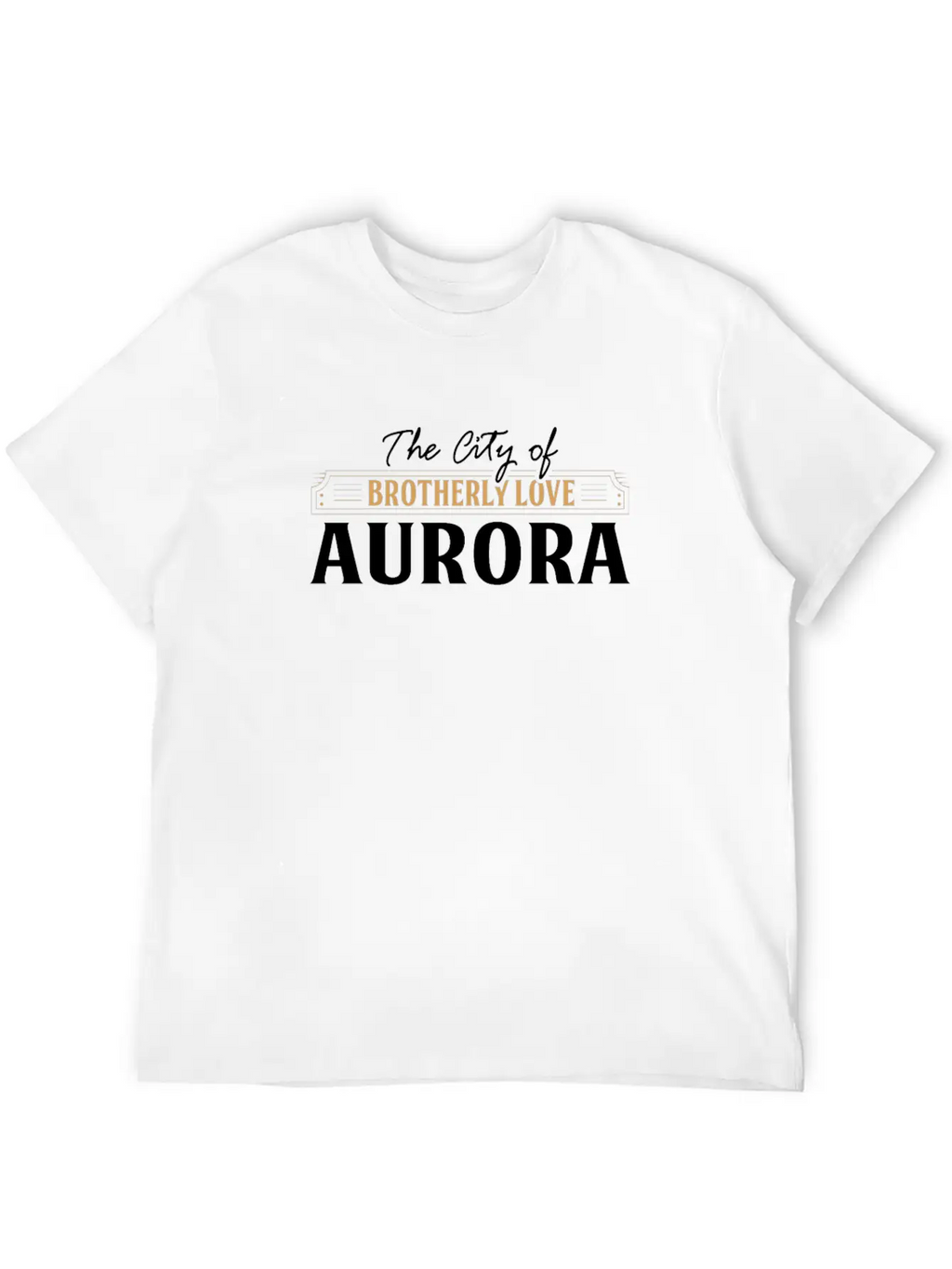 The City Of Brotherly Love : Aurora USA Breathable Soft Cotton T-Shirt – Timeless Casual Look