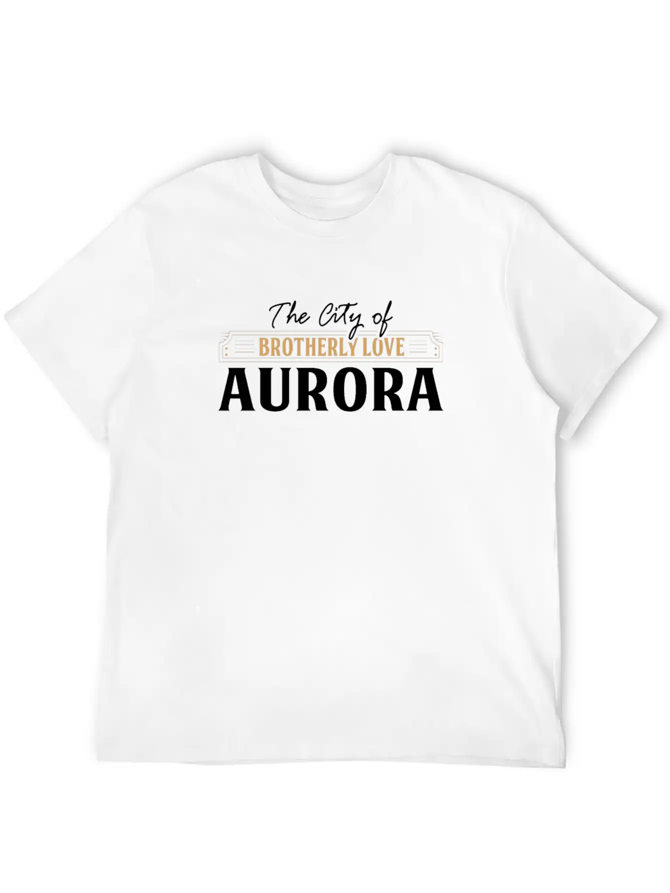 The City Of Brotherly Love : Aurora USA Breathable Soft Cotton T-Shirt – Timeless Casual Look
