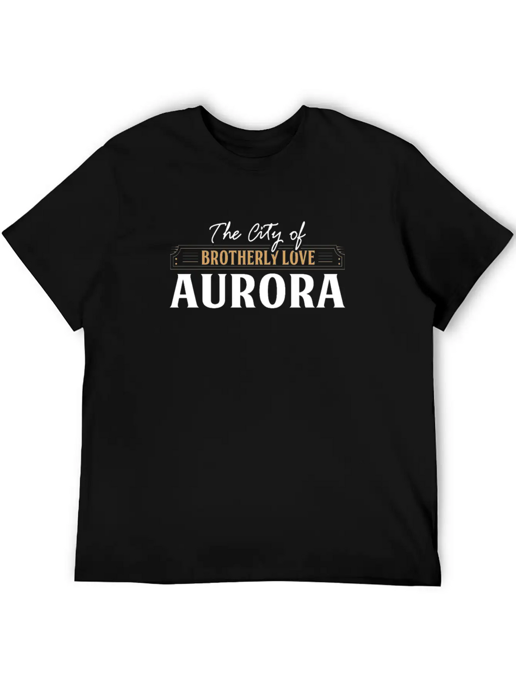 The City Of Brotherly Love : Aurora USA Breathable Soft Cotton T-Shirt – Timeless Casual Look