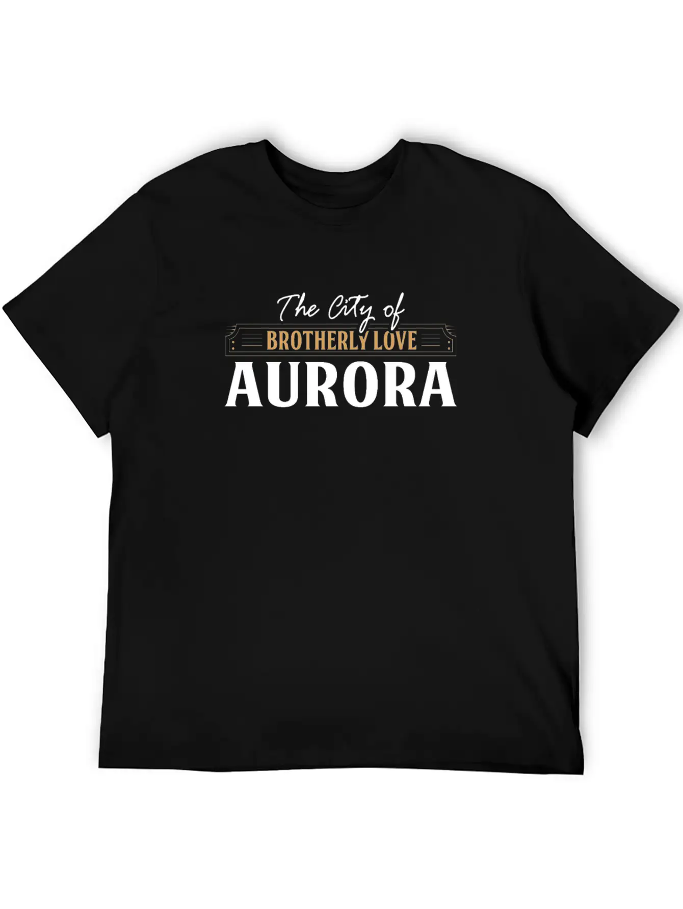 The City Of Brotherly Love : Aurora USA Breathable Soft Cotton T-Shirt – Timeless Casual Look