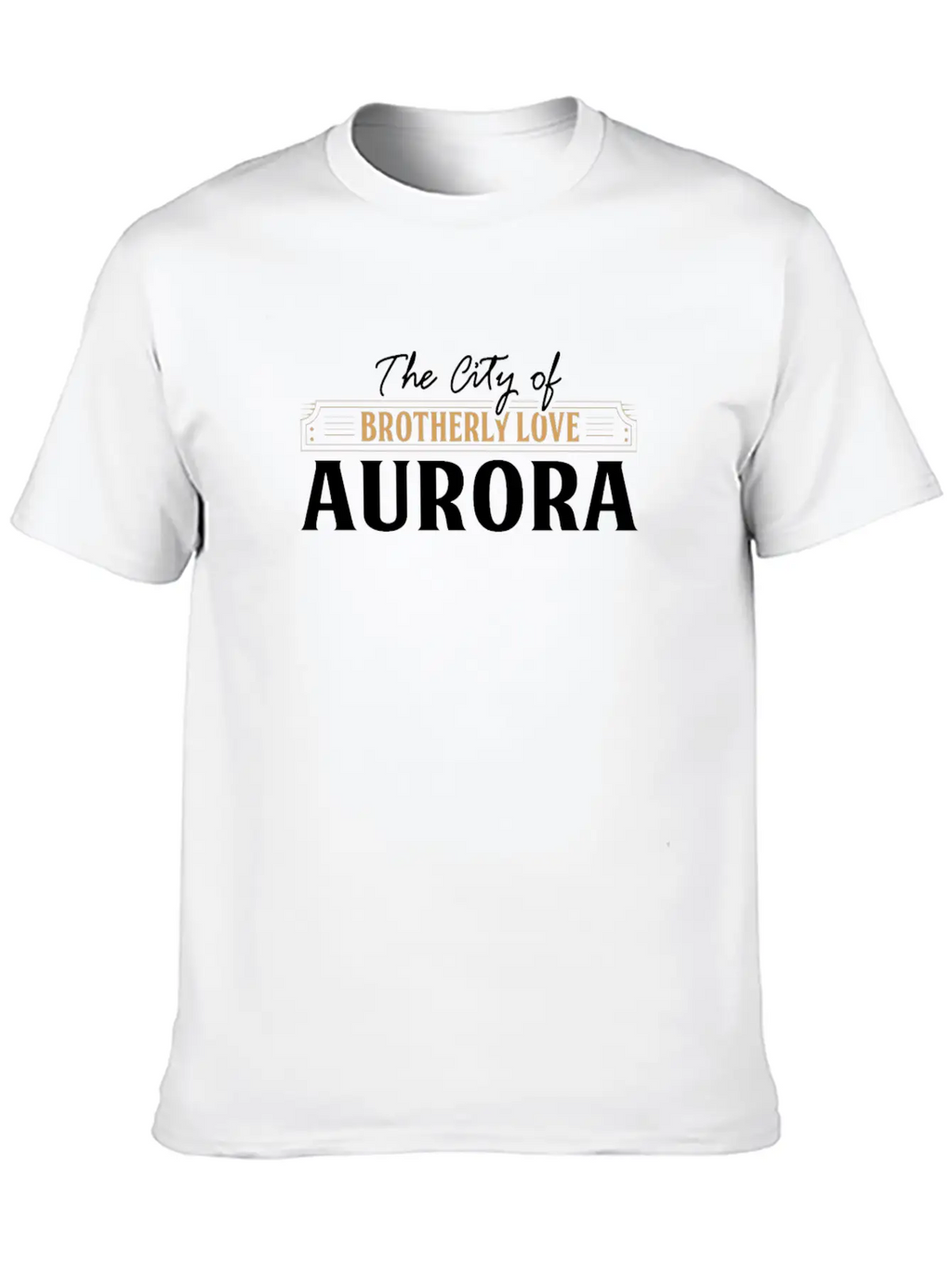 The City Of Brotherly Love : Aurora USA Breathable Soft Cotton T-Shirt – Timeless Casual Look