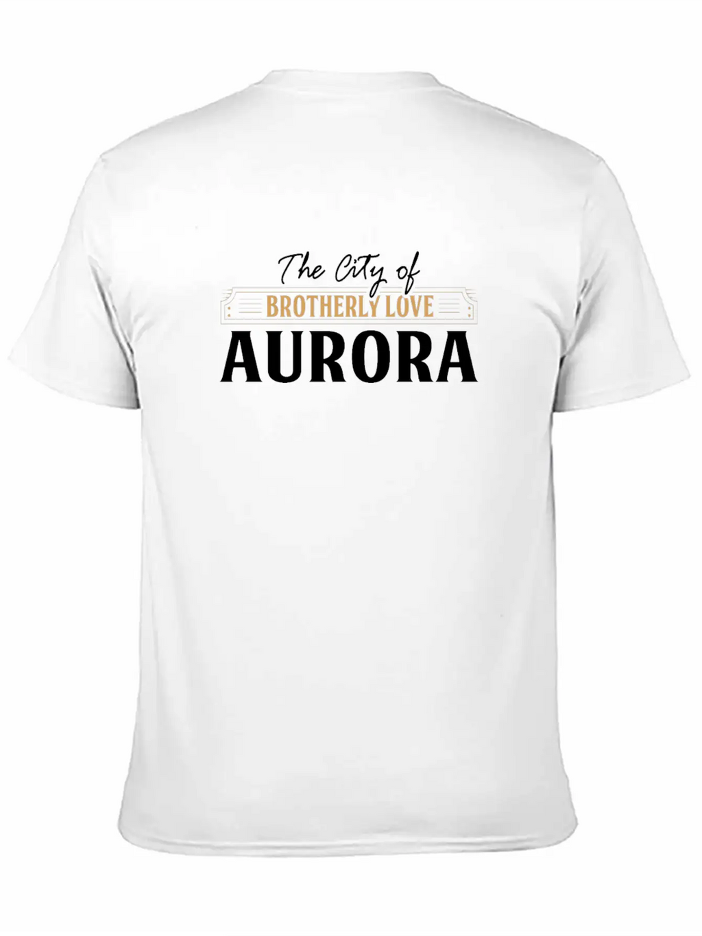 The City Of Brotherly Love : Aurora USA Breathable Soft Cotton T-Shirt – Timeless Casual Look