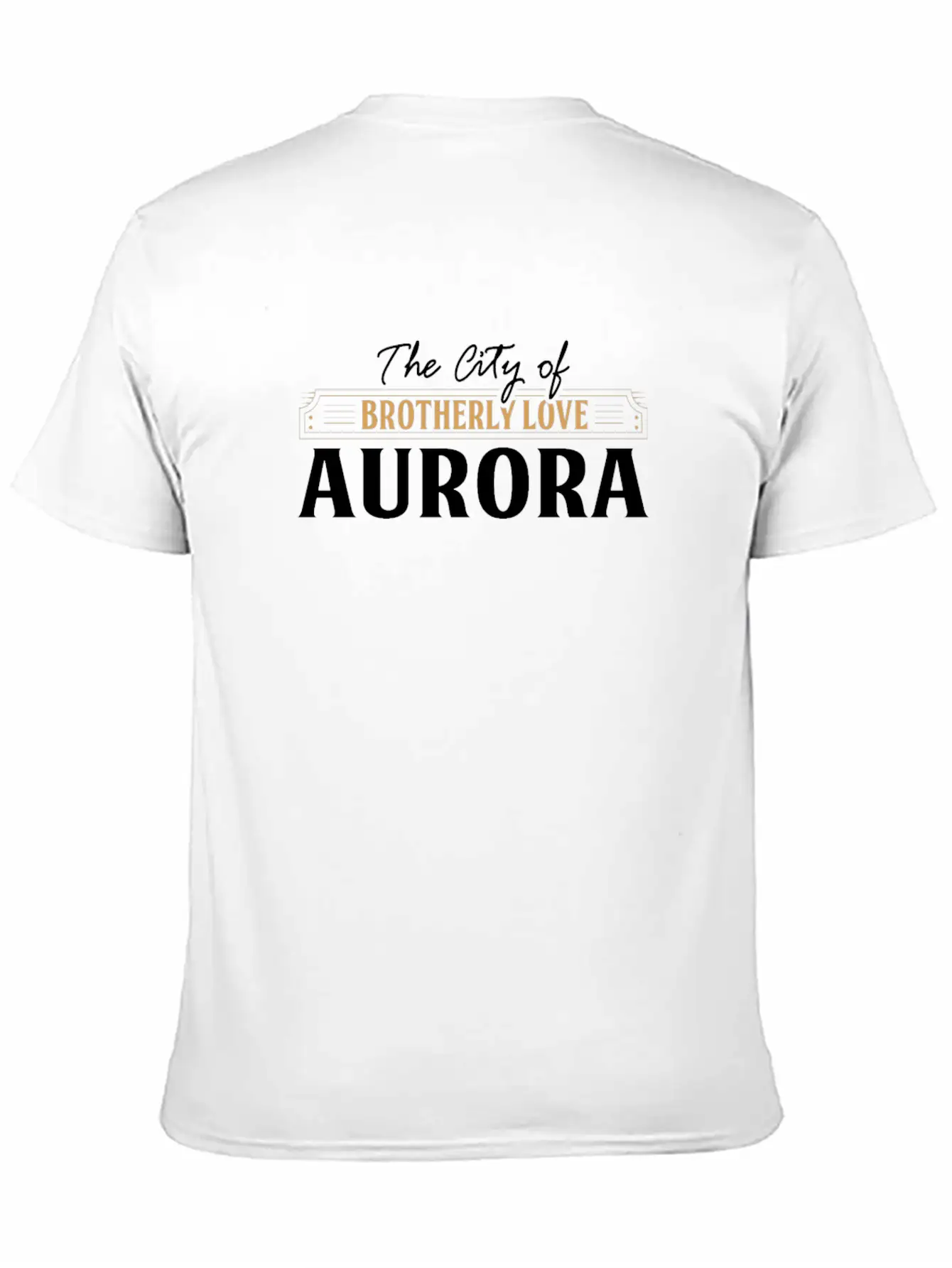 The City Of Brotherly Love : Aurora USA Breathable Soft Cotton T-Shirt – Timeless Casual Look
