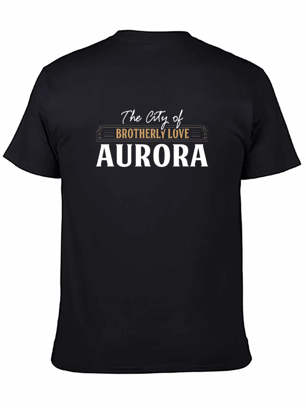 The City Of Brotherly Love : Aurora USA Breathable Soft Cotton T-Shirt – Timeless Casual Look
