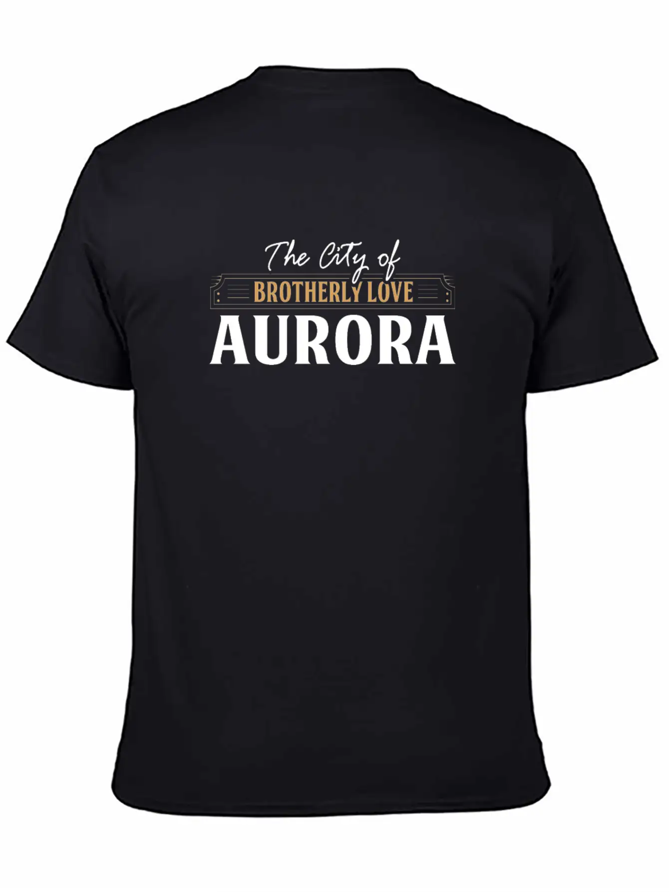 The City Of Brotherly Love : Aurora USA Breathable Soft Cotton T-Shirt – Timeless Casual Look