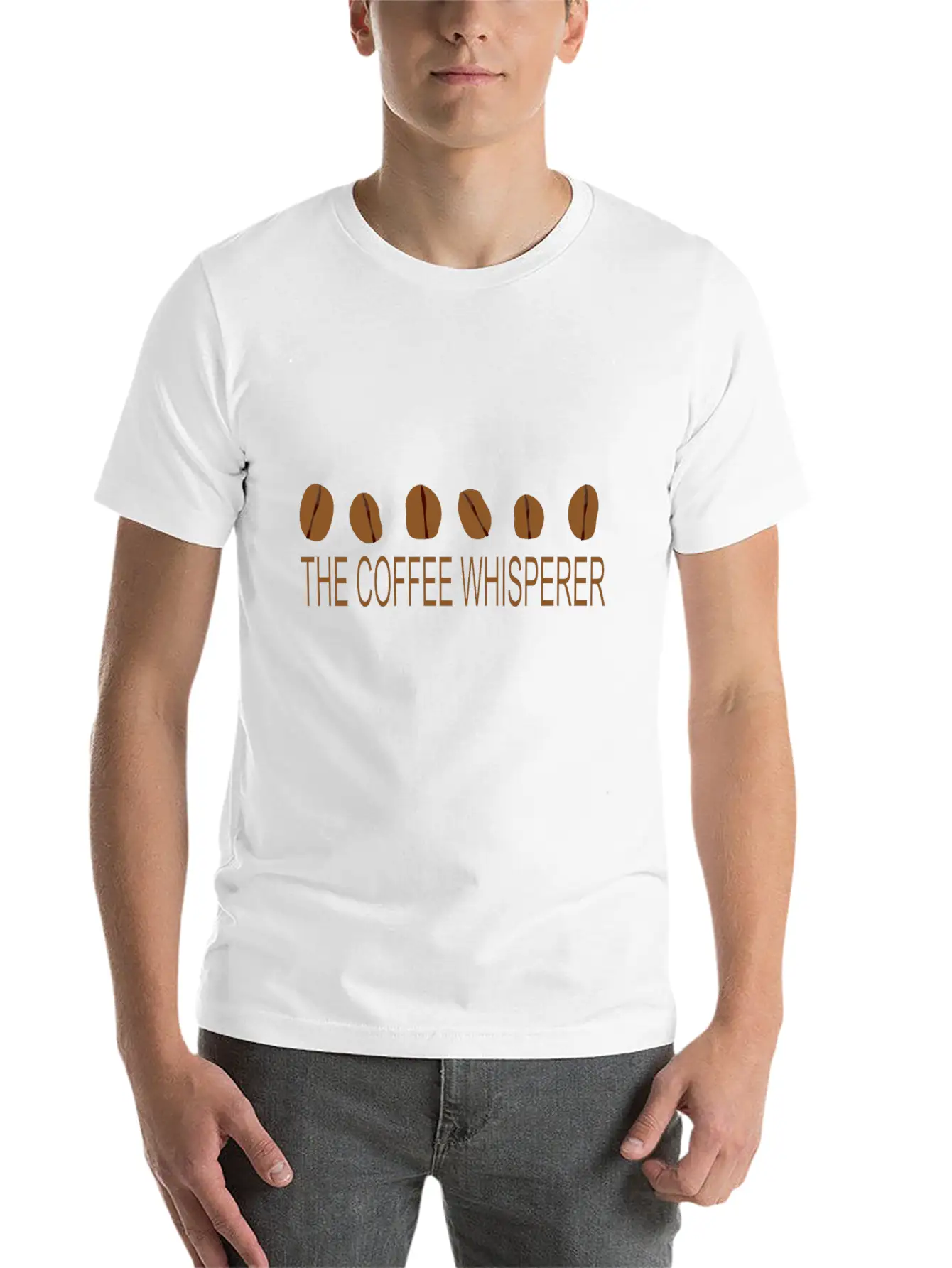 The Coffee Whisperer Breathable Graphic T-Shirt – Perfect For Casual Days