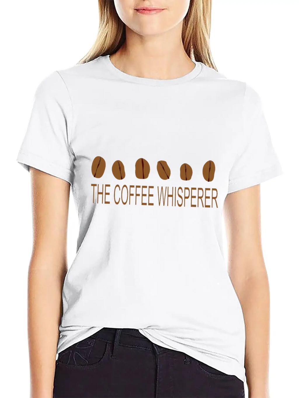 The Coffee Whisperer Breathable Graphic T-Shirt – Perfect For Casual Days