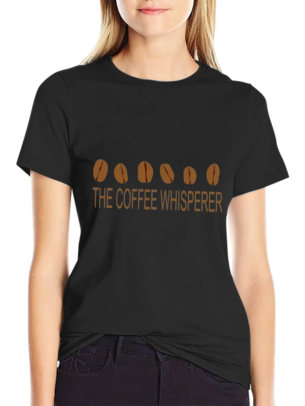 The Coffee Whisperer Breathable Graphic T-Shirt – Perfect For Casual Days