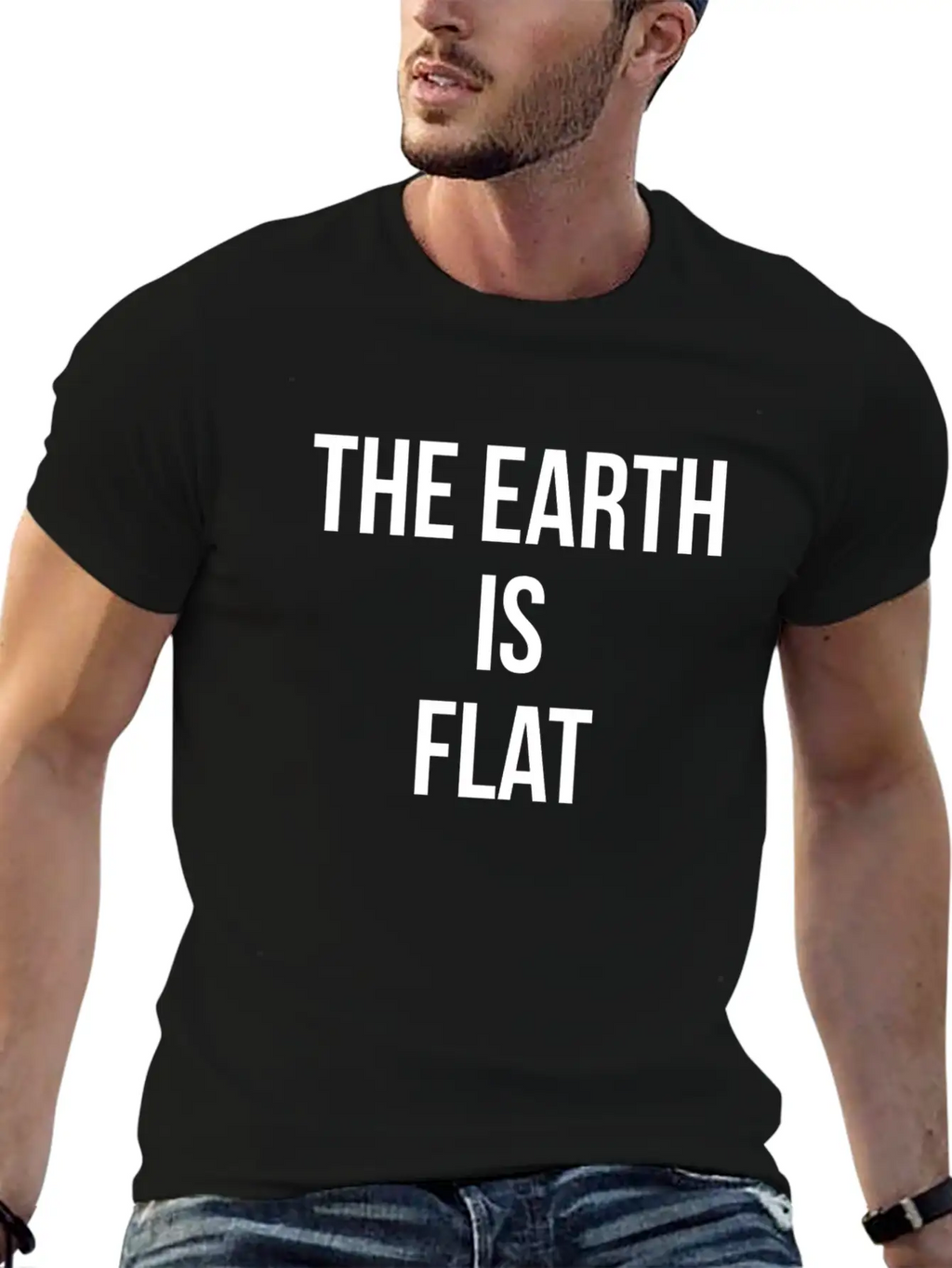 THE EARTH IS FLAT Timeless Short Sleeve Tee – Comfy And Minimalist Design