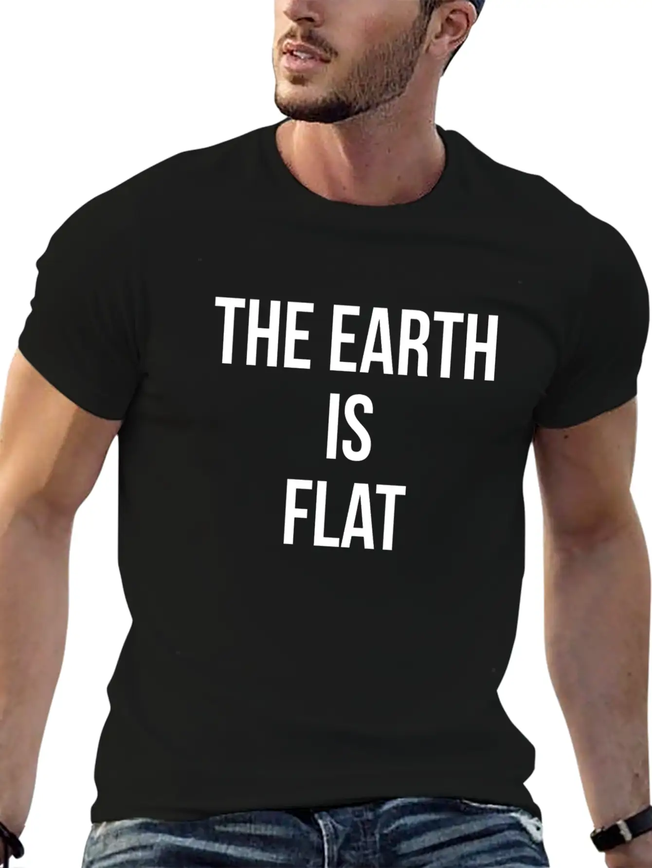 THE EARTH IS FLAT Timeless Short Sleeve Tee – Comfy And Minimalist Design
