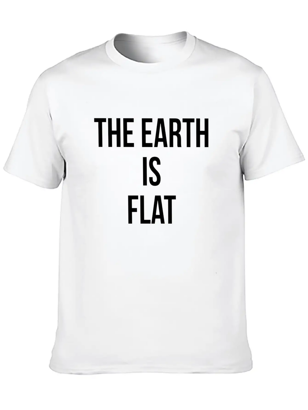 THE EARTH IS FLAT Timeless Short Sleeve Tee – Comfy And Minimalist Design
