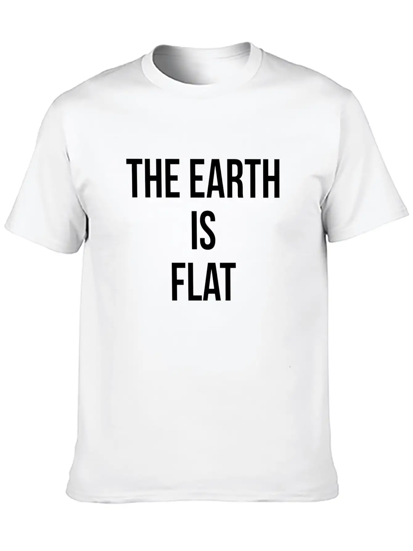 THE EARTH IS FLAT Timeless Short Sleeve Tee – Comfy And Minimalist Design