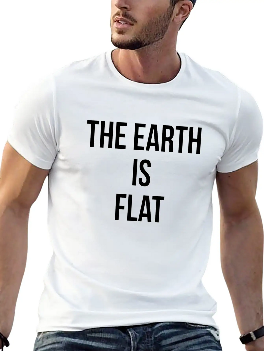 THE EARTH IS FLAT Timeless Short Sleeve Tee – Comfy And Minimalist Design