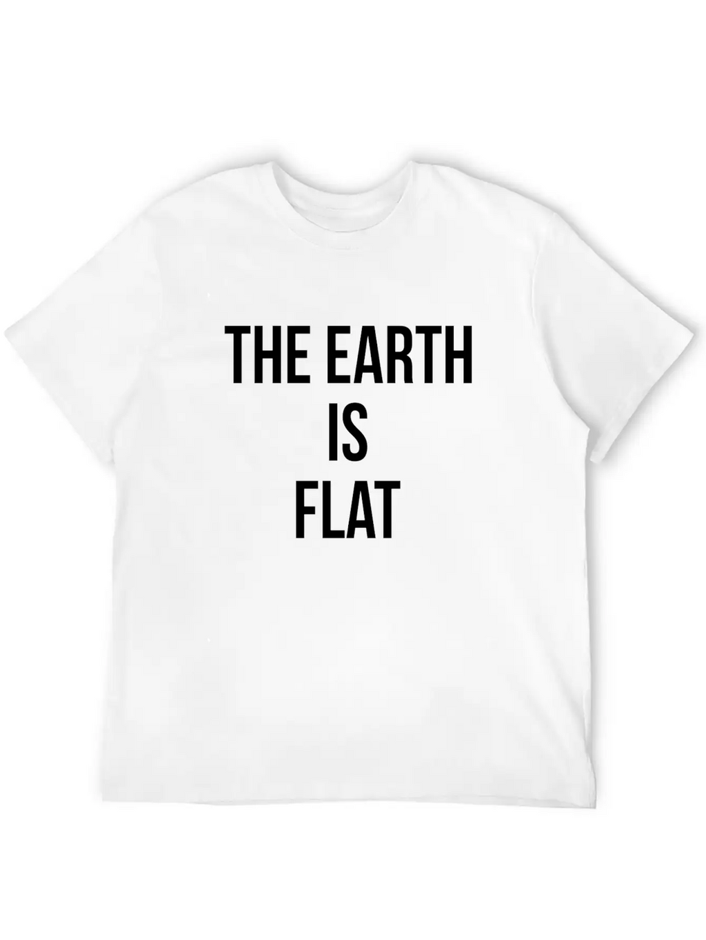 THE EARTH IS FLAT Timeless Short Sleeve Tee – Comfy And Minimalist Design