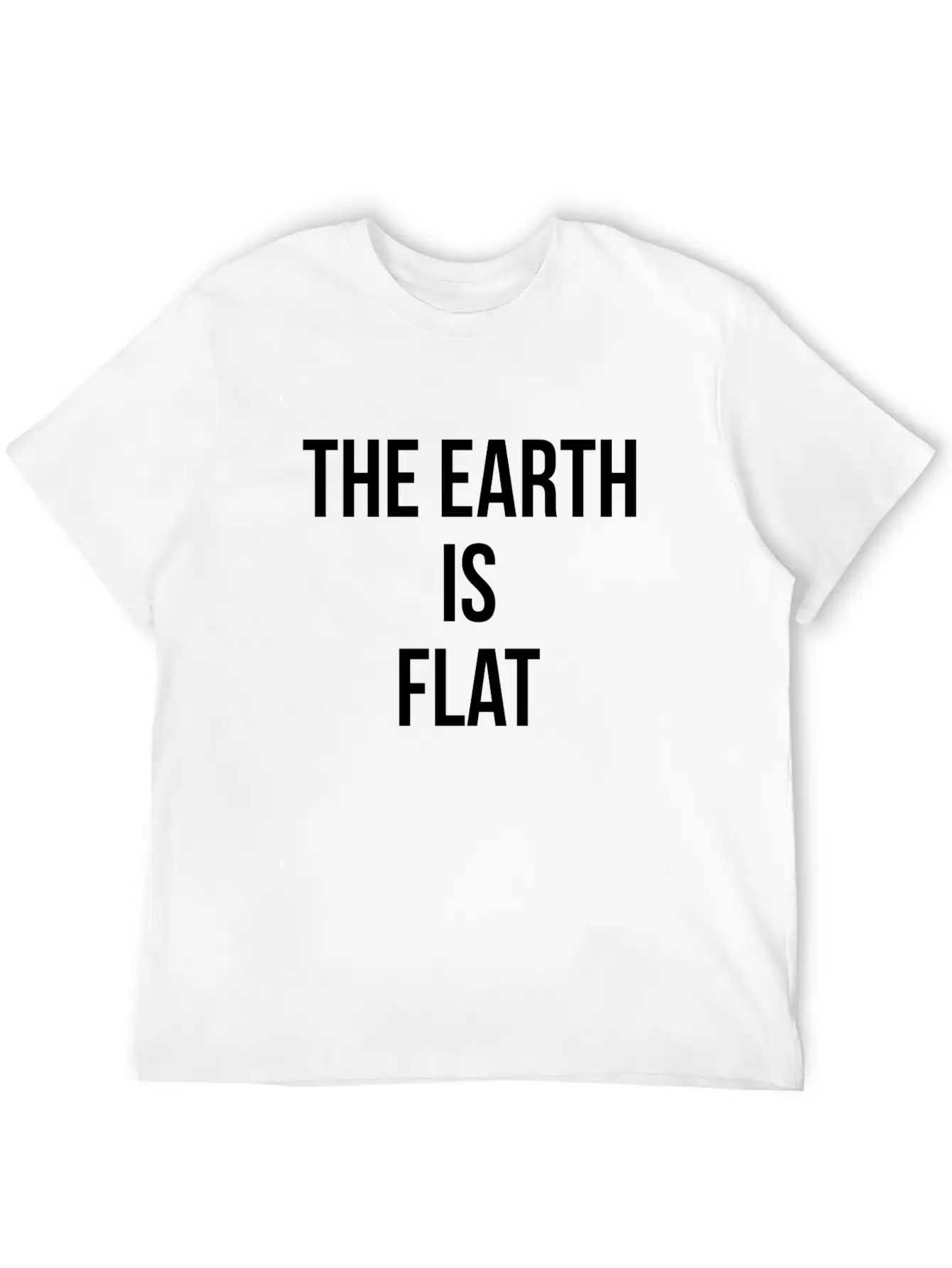 THE EARTH IS FLAT Timeless Short Sleeve Tee – Comfy And Minimalist Design