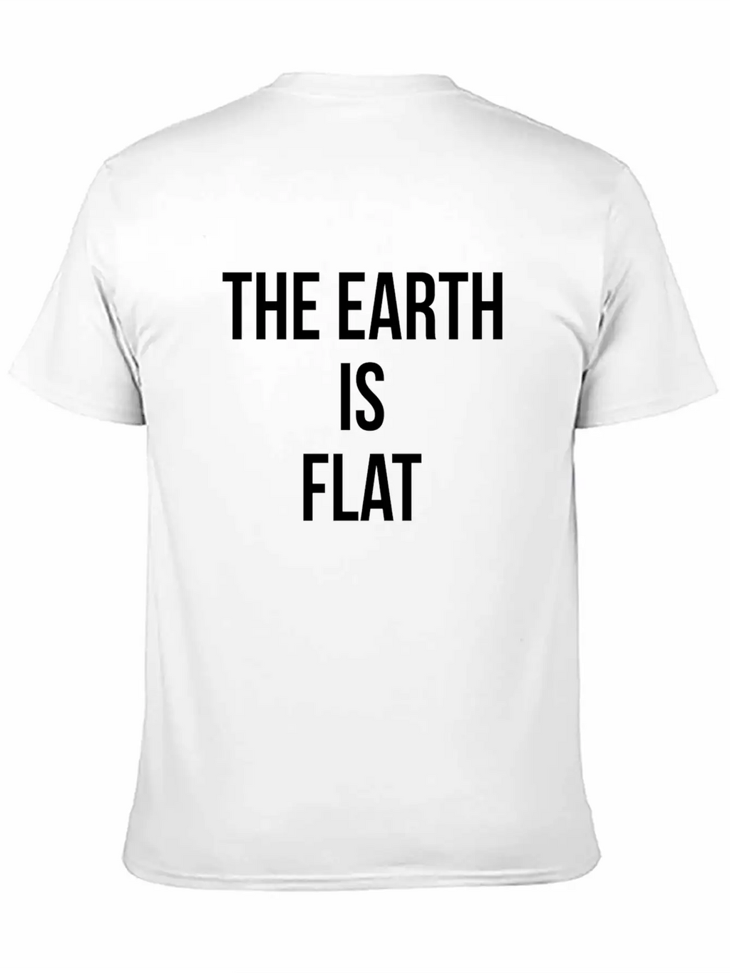 THE EARTH IS FLAT Timeless Short Sleeve Tee – Comfy And Minimalist Design