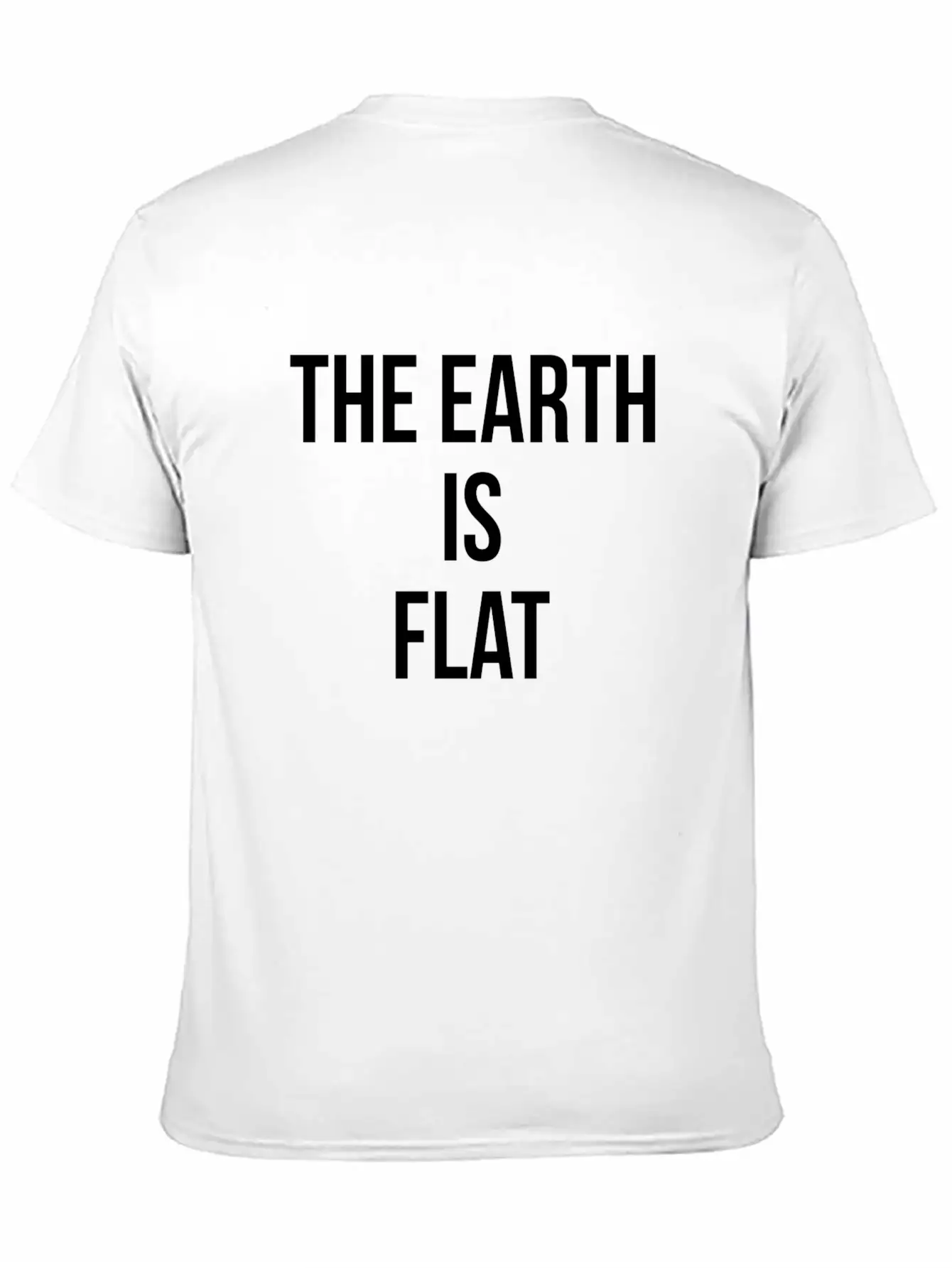 THE EARTH IS FLAT Timeless Short Sleeve Tee – Comfy And Minimalist Design
