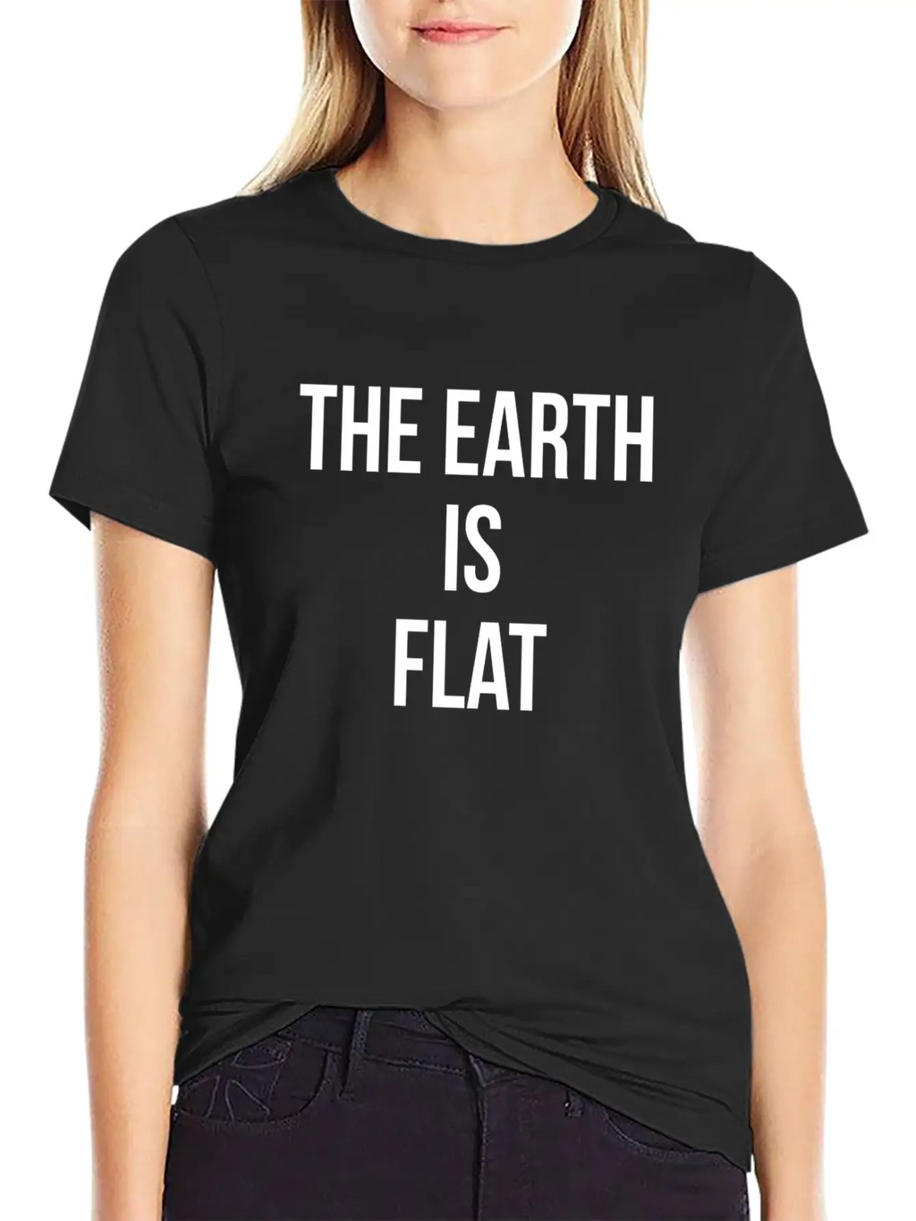 THE EARTH IS FLAT Timeless Short Sleeve Tee – Comfy And Minimalist Design