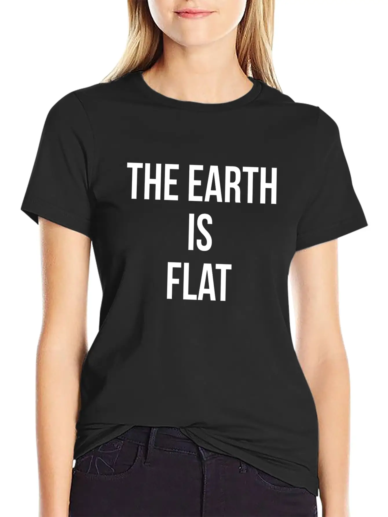THE EARTH IS FLAT Timeless Short Sleeve Tee – Comfy And Minimalist Design