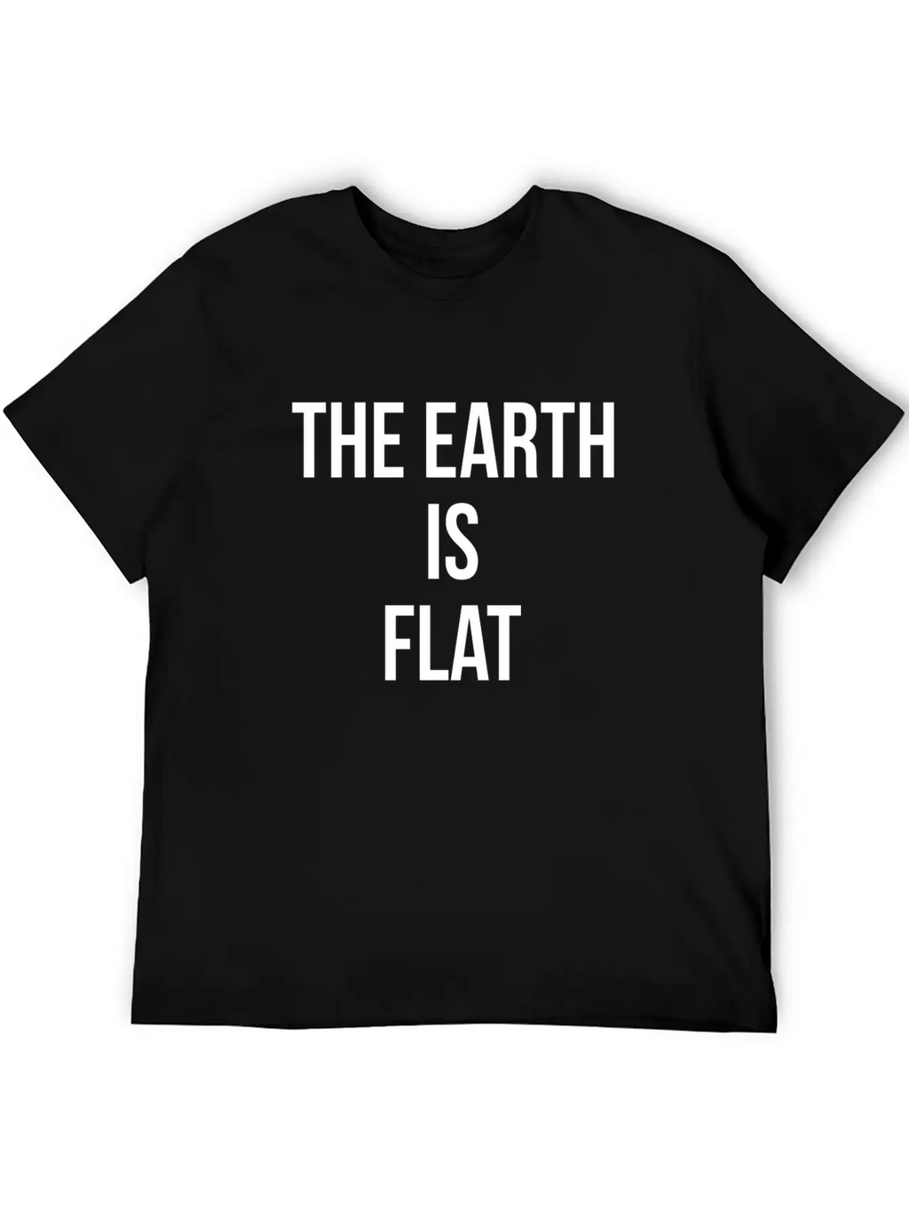THE EARTH IS FLAT Timeless Short Sleeve Tee – Comfy And Minimalist Design