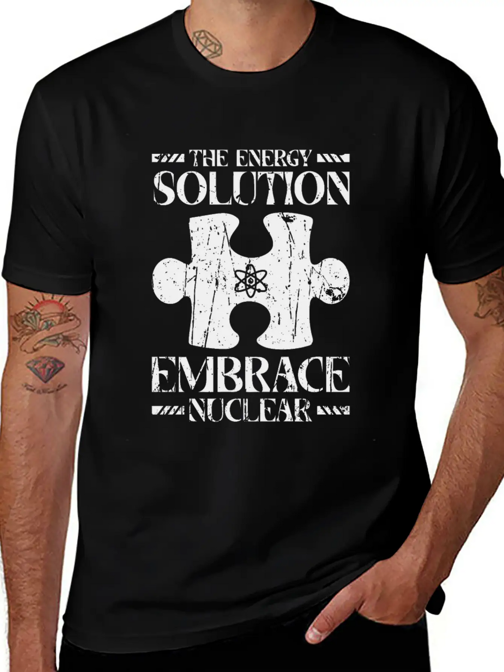 The Energy Solution: Embrace Nuclear - Nuclear Essential Cotton Tee For Daily Outfits – Unisex Style