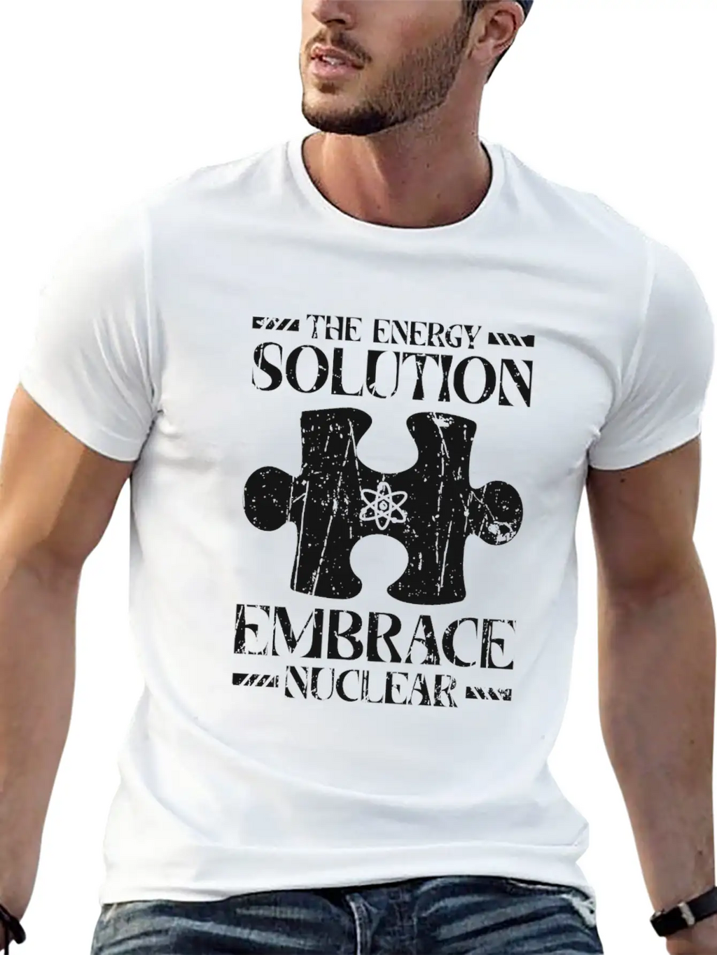 The Energy Solution: Embrace Nuclear - Nuclear Essential Cotton Tee For Daily Outfits – Unisex Style