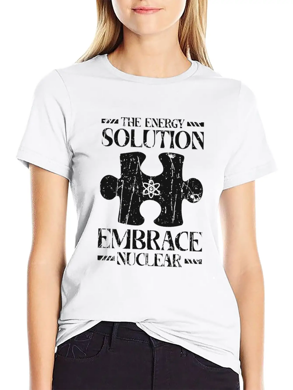 The Energy Solution: Embrace Nuclear - Nuclear Essential Cotton Tee For Daily Outfits – Unisex Style