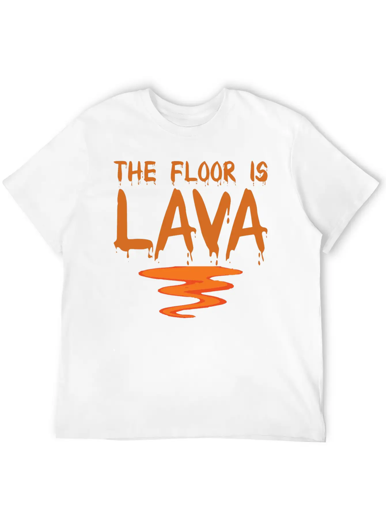 The Floor Is Lava Essential Cotton Tee For Daily Outfits – Unisex Style