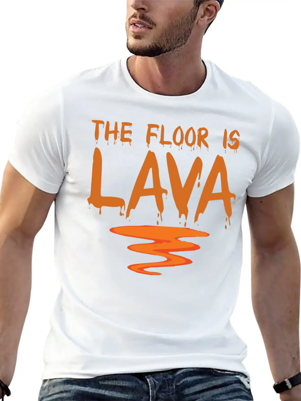 The Floor Is Lava Essential Cotton Tee For Daily Outfits – Unisex Style