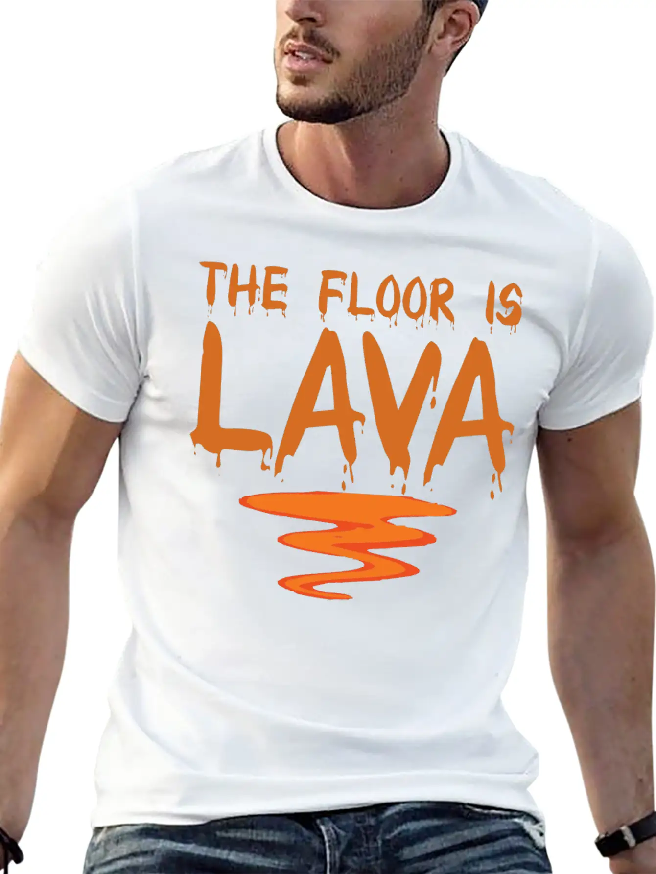 The Floor Is Lava Essential Cotton Tee For Daily Outfits – Unisex Style