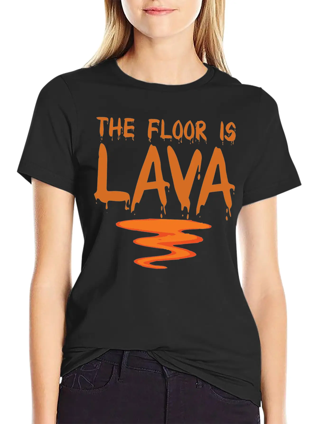 The Floor Is Lava Essential Cotton Tee For Daily Outfits – Unisex Style