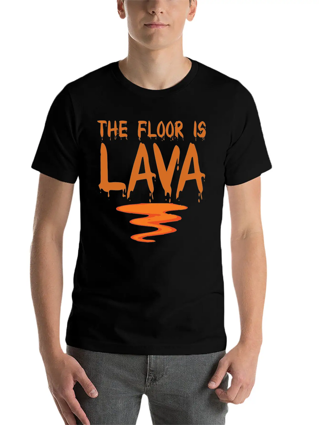 The Floor Is Lava Essential Cotton Tee For Daily Outfits – Unisex Style