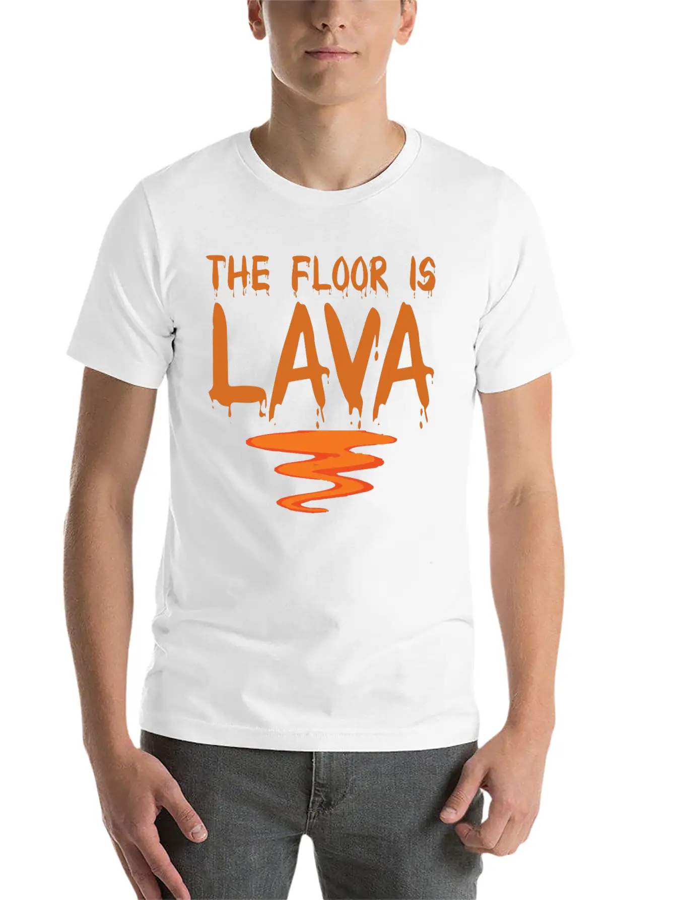 The Floor Is Lava Essential Cotton Tee For Daily Outfits – Unisex Style