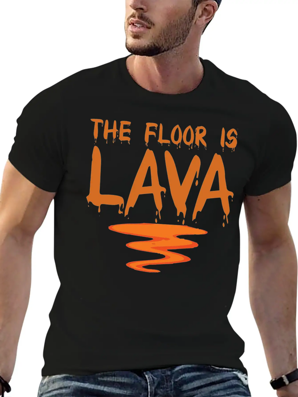 The Floor Is Lava Essential Cotton Tee For Daily Outfits – Unisex Style