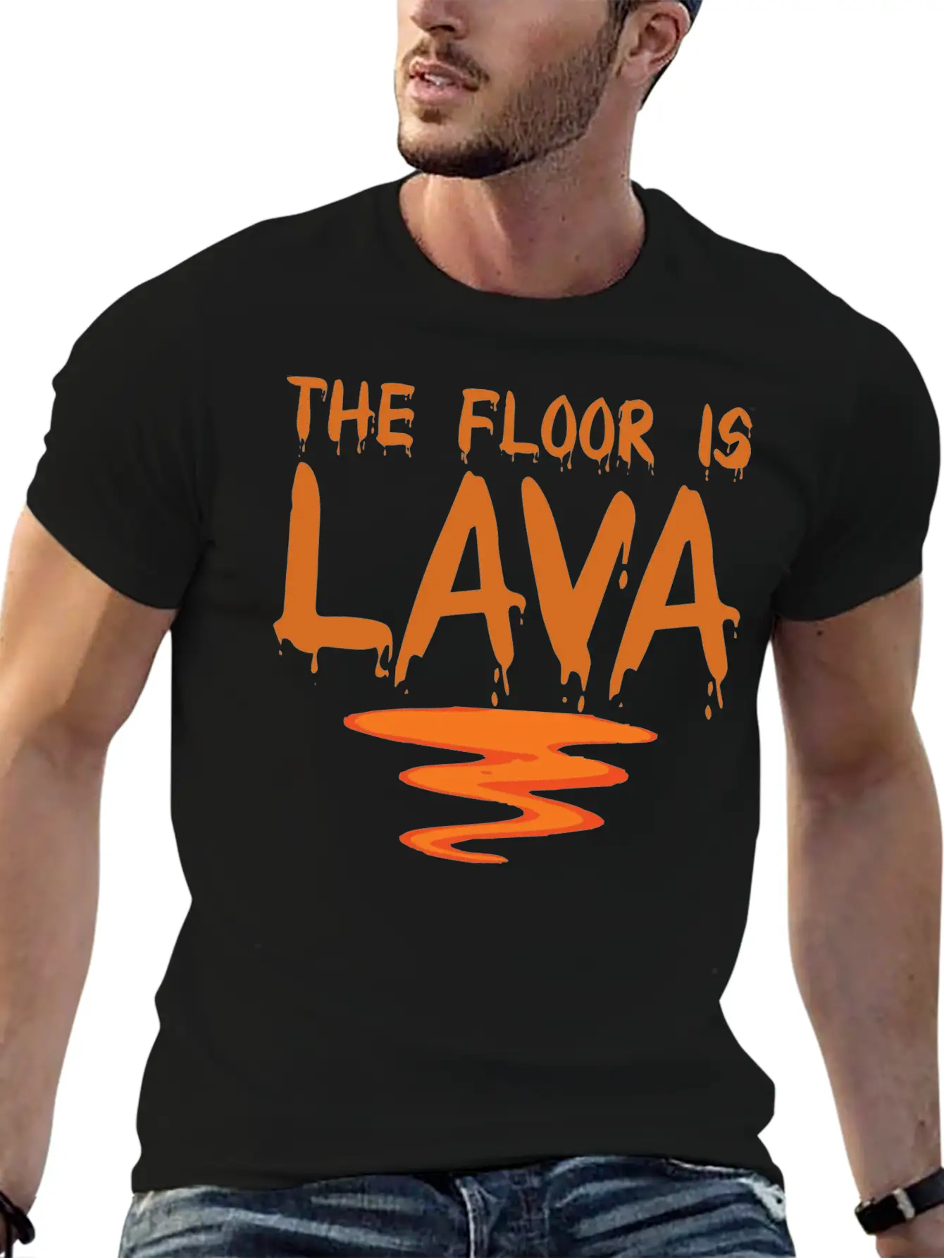 The Floor Is Lava Essential Cotton Tee For Daily Outfits – Unisex Style