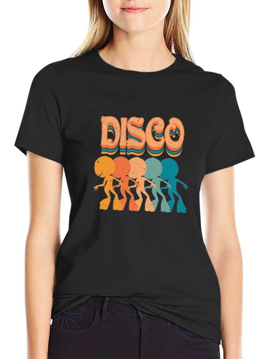 The Flower Power Disco Beats From The Seventies Unisex Casual T-Shirt – Clean Design For Daily Comfort
