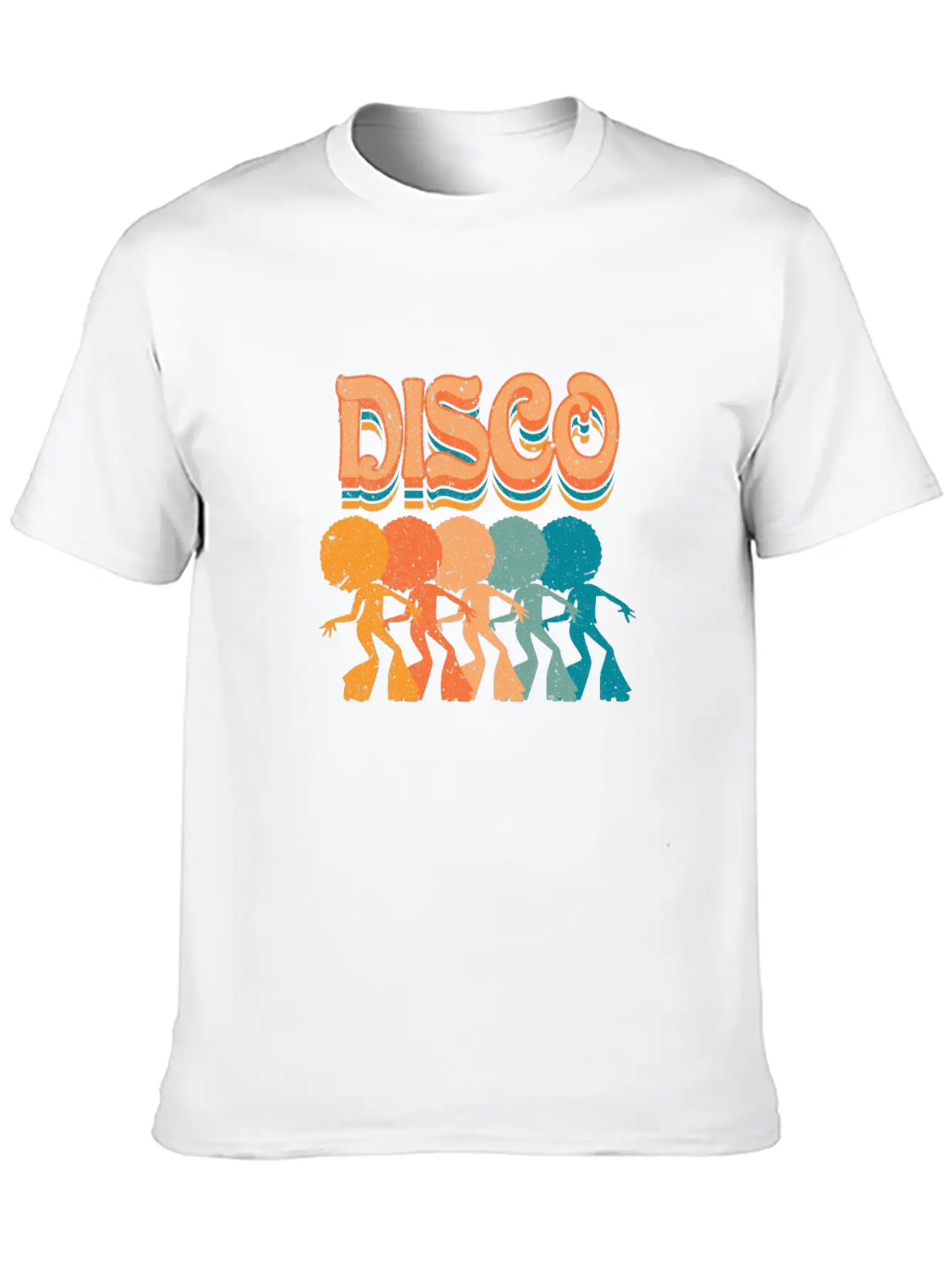 The Flower Power Disco Beats From The Seventies Unisex Casual T-Shirt – Clean Design For Daily Comfort