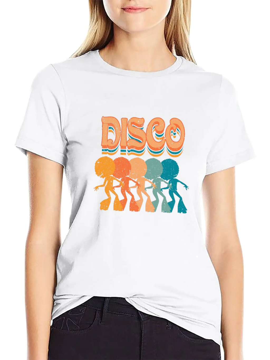 The Flower Power Disco Beats From The Seventies Unisex Casual T-Shirt – Clean Design For Daily Comfort