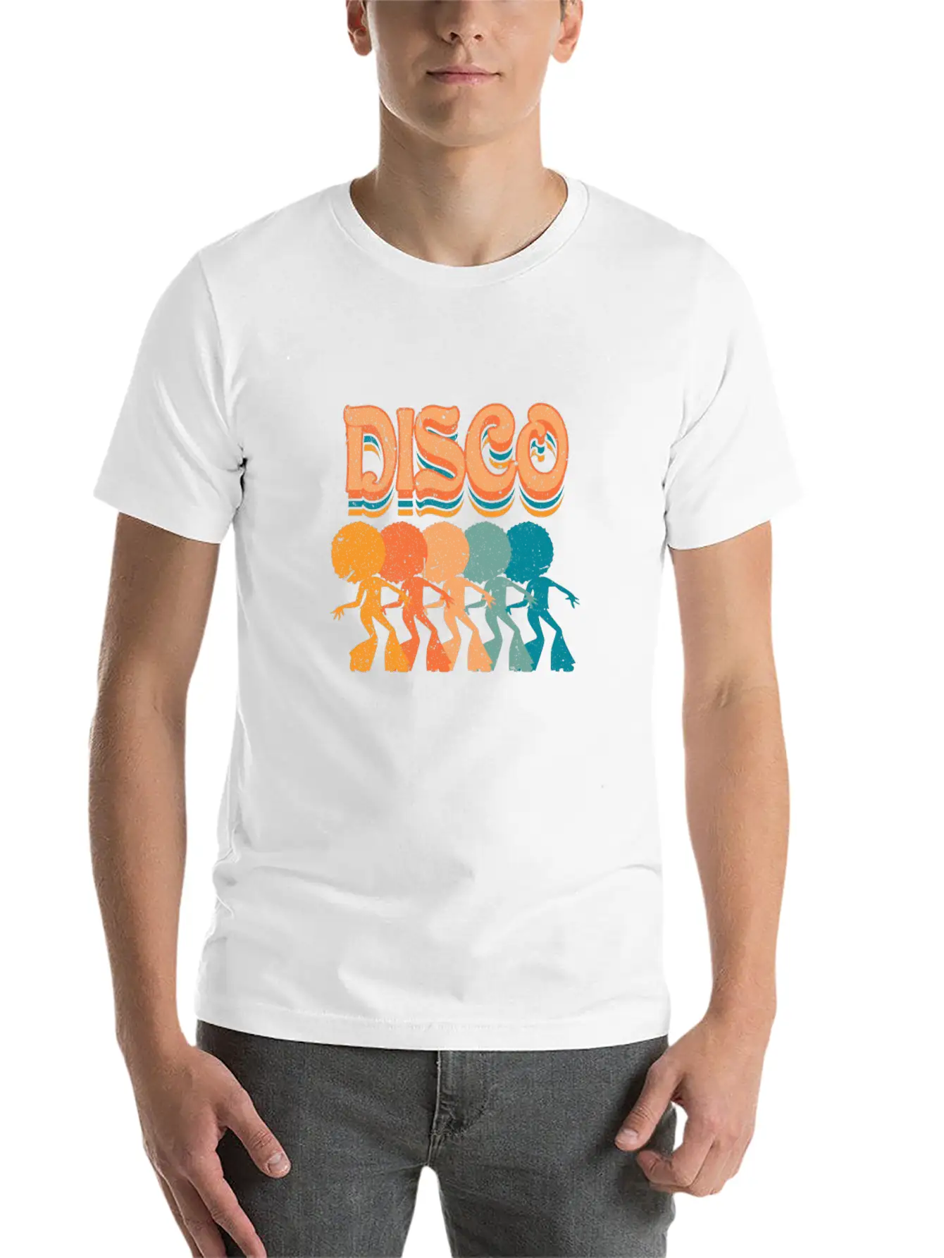The Flower Power Disco Beats From The Seventies Unisex Casual T-Shirt – Clean Design For Daily Comfort