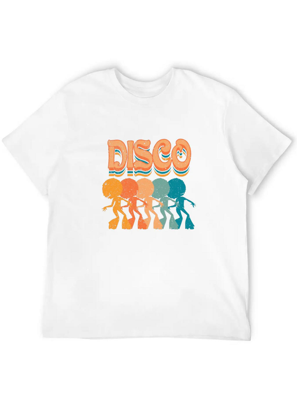 The Flower Power Disco Beats From The Seventies Unisex Casual T-Shirt – Clean Design For Daily Comfort