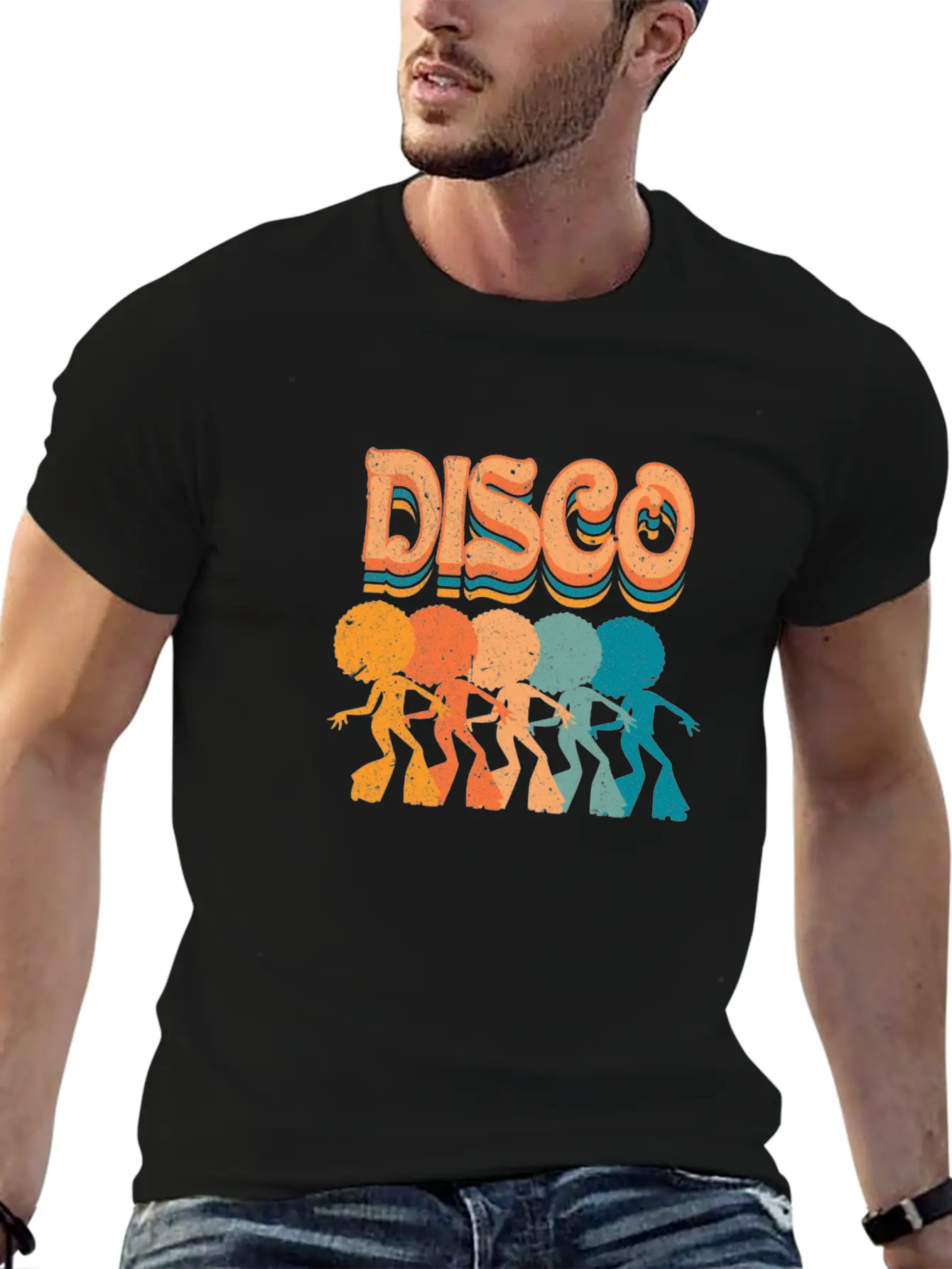 The Flower Power Disco Beats From The Seventies Unisex Casual T-Shirt – Clean Design For Daily Comfort
