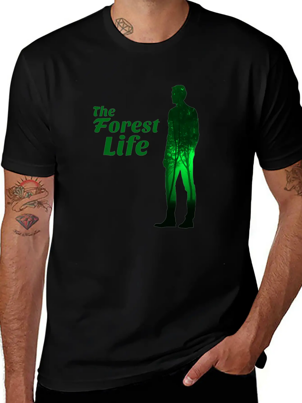 The Forest Life Unisex Casual T-Shirt – Clean Design For Daily Comfort