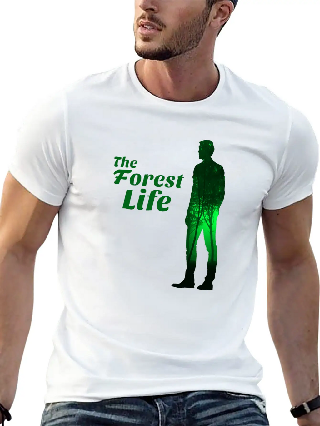 The Forest Life Unisex Casual T-Shirt – Clean Design For Daily Comfort