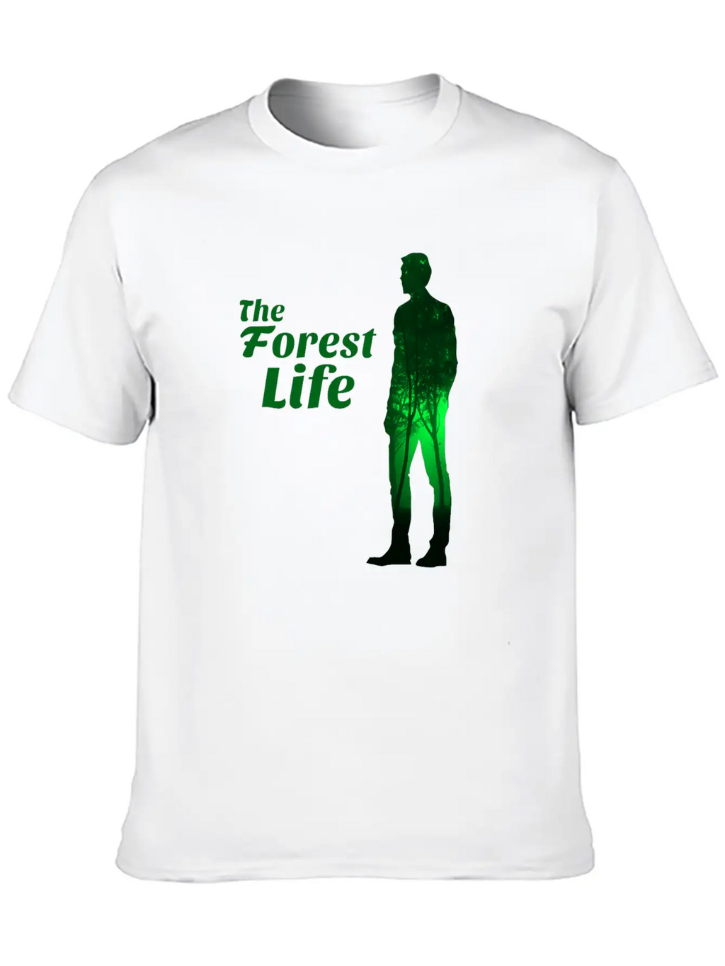 The Forest Life Unisex Casual T-Shirt – Clean Design For Daily Comfort